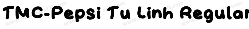 TMC-Pepsi Tu Linh Regular字体转换